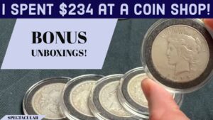 I spent $234 at a coin shop! bonus unboxings!