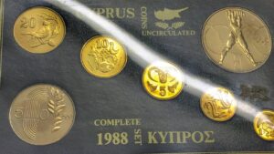 Cyprus coin set 1988 – seoul olympics £1! – coin set showcase #2