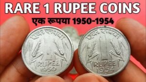 One Rupee Coin 1950 & 1954 value | Most Valuable 1 Rupee Coin Of Republic India | MasterJi Coins