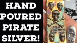 Hand Poured Pirate Silver!