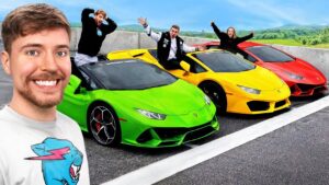 Mrbeast lambo race, winner keeps lambo