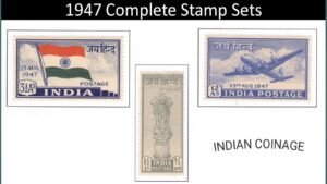 India First Stamps On 1947 || Indian Coinage