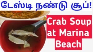 Healthy tasty crab soup in Chennai | டேஸ்டி நண்டு சூப் | Master Mano || Tamil | V