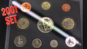 2001 United Kingdom Proof Coin Set – Marconi’s Wireless £2 & Victoria £5 – Coin Set Showcase #8