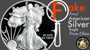 Fake proof silver eagle purchased from China.