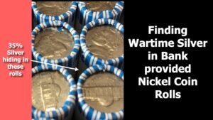 Silver Nickels found in Coin Roll Hunt