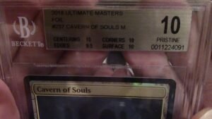 Cavern of Souls Ultimate Masters Foil BGS Pristine 10!! 9.5 on Edges! This time it Shines!