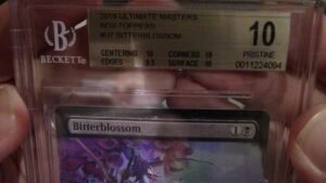 Bitterblossom Ultimate Masters Box Topper BGS Pristine 10!!
