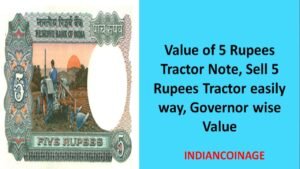 Sell 5 Rupees Tractor Note to different ways || Value of 5 Rupees Tractor Note || Indiancoinage