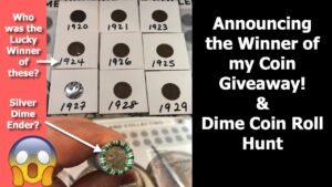 The Winner Is… and Coin Roll Hunting Dimes