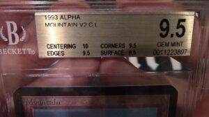 Alpha Mountain (B Snowy) V2 Graded BGS 9.5 Quad + up for grabs!