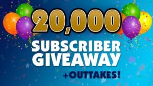 We made it! 20,000 SUBSCRIBERS! #SubscriberGiveaway
