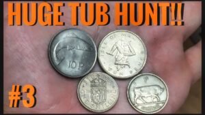 Searching the Third Tub! Lots of Irish Coins, Stunning Scottish Shillings and a Silver Find!