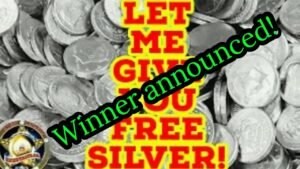 Let me give you free silver (giveaway winner announced)