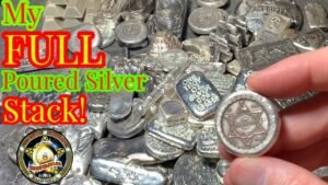 My full poured silver stack!