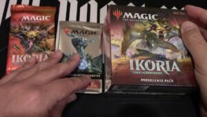 Ikoria lair of behemoths and Core Set 2021 Collectors Boosters + Ikoria Pre Kit