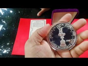 AMERICAN SAMOA – 155 GRAMS SILVER COIN MINTAGE ONLY 100 PIECES