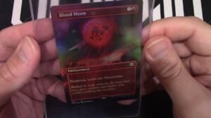 Double Masters Magic The Gathering MTG Blood Moon Full Art Showcase FOIL VIP