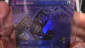 Double Masters Magic The Gathering MTG Brainstorm Full Art Showcase FOIL VIP
