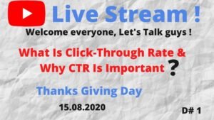 What Is Click Through Rate(CTR)& How Its Works?LS With MM🌹