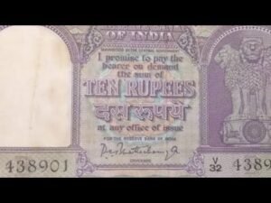 Rupee 10 banknotes of india complete story with price