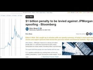 Silver Slaughter ! JP Morgan 1 Billion Fine! What To Do With Your Silver?