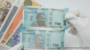 Indian 50 Rupees Star Notes, Coin Holders – Packing Banknotes on Cash on Delivery