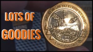 Awesome Coins and Banknote from the Falkland Islands (Bonus 50p for 50p and Scratchcard) Mail Time!!