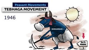 Tebhaga Movement in Hindi | Peasant Movement in India | Modern History of India Spectrum | UPSC