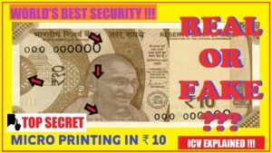 Best Security Feature of Indian New ₹10 – ICV Explained !!