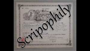 Scripophily | Old Share Certificates | Collection | Hobbies | Vintage | Be a Scripophilist