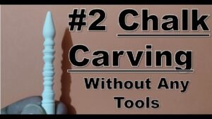 Chalk Carving #2 | Without any tools | Art and craft ideas | Hobbies and Interest