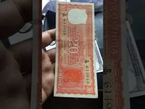 20 Rupee old banknote complete information #shorts