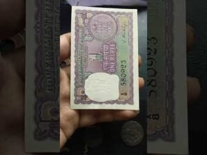 1966 One rupee banknote complete information #shorts