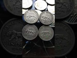 One rupee 1947 coin information with price #shorts