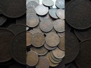 One Quarter Anna coin of British India #shorts