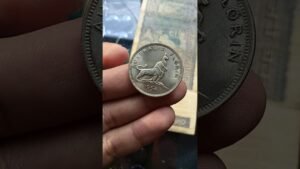 1954 Florin Australia coin old #shorts