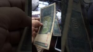 White strip Old 100 rupee note #shorts