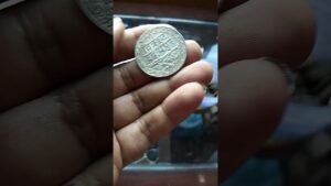 Udaipur princely state silver coin #shorts