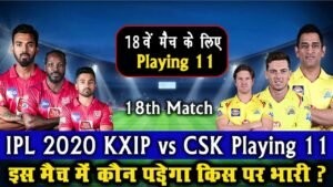 IPL2020 Kings XI Punjab vs Chennai Super Kings||18th Match||Pre Analysis,Preview&Playing11