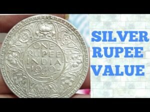 George vi king and emperor silver rupee coin full information with price #oldcoin