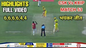 IPL 2020 CSK VS KXIP FULL HIGHLIGHTS MATCH 53 |KXIP VS CSK HIGHLIGHTS 2020|IPL 2020 HIGHLIGHTS TODAY