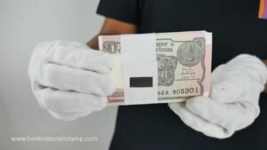 Indian 1 Rupee Currency Notes Bundle Packed and Shipped