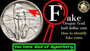Did I get a fake Oregon Trail Half Dollar? Identifying fake coins.