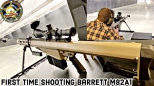 Barrett 50 Cal M82A1 first time shooting! Assembly and disassembly.