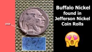 I found a 1924 Buffalo Nickel while Coin Roll Hunting Nickels