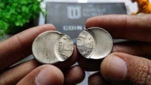 # 5 Rupees most valuable Copper Nickle Coin # 5 rupees old coin price