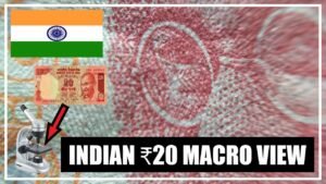 Indian ₹20 || Gandhiji on Right || Macro View