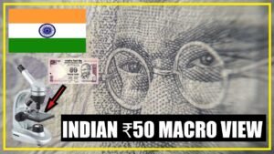 INDIAN ₹ 50 (GANDHIJI ON RIGHT) || MACRO VIEW