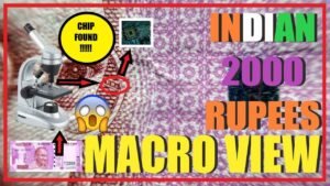 New Indian ₹2000 Under microscope || Macro View